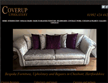 Tablet Screenshot of coverup-upholstery.com